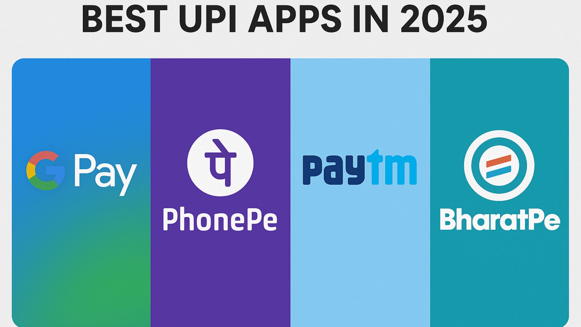 You are currently viewing Best UPI Apps 2025: GPay vs PhonePe vs Paytm vs BharatPe