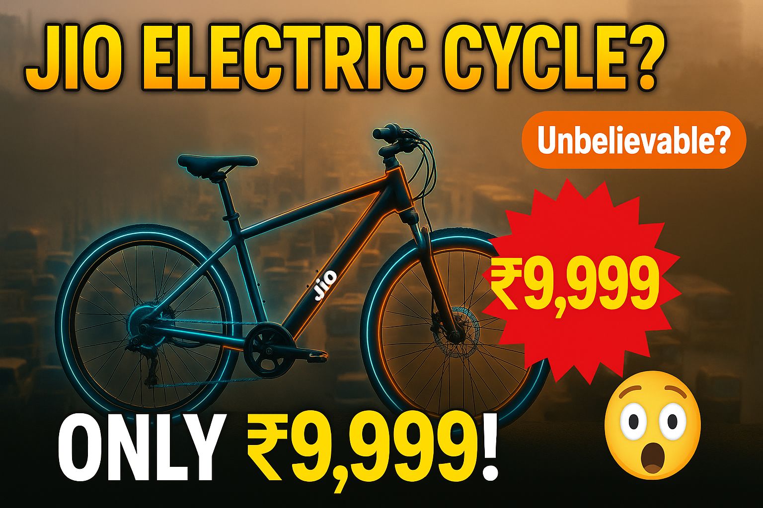 You are currently viewing Jio Electric Cycle Under ₹10,000? India’s Next Big Urban Commute Revolution!