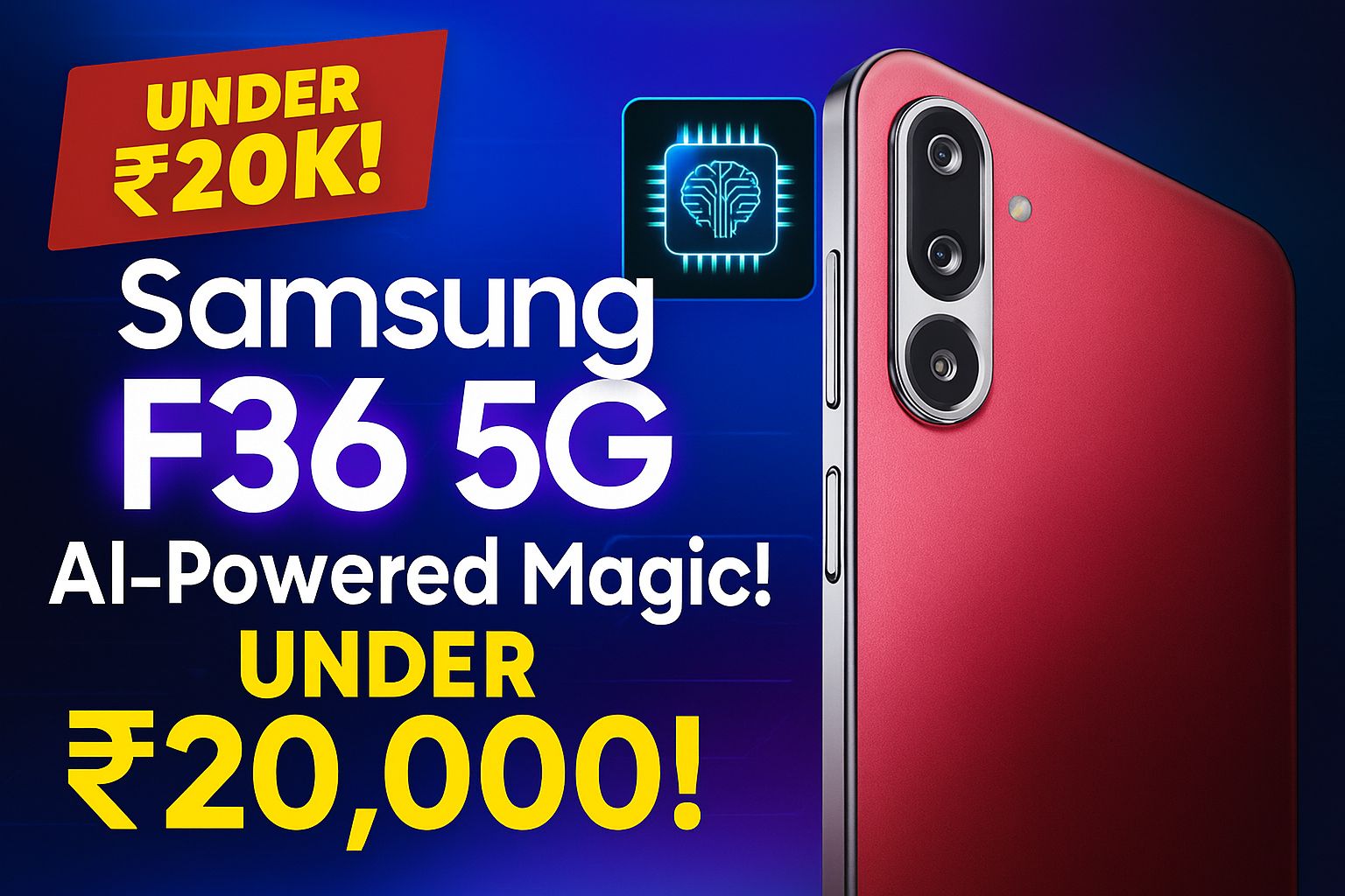 You are currently viewing Samsung Galaxy F36 5G Launched: Smart AI, Sleek Design & 5G Power Under ₹20,000!