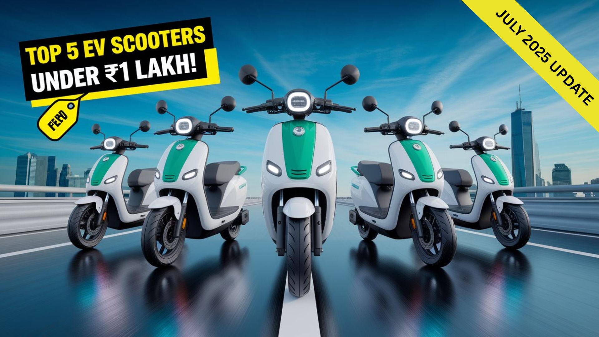 You are currently viewing Top 5 Electric Scooters Under ₹1 Lakh in India (July 2025)