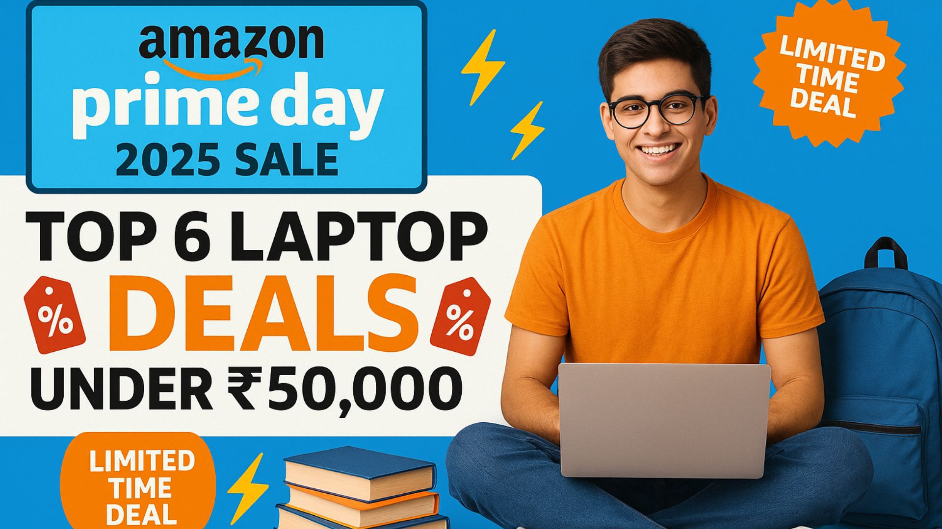 You are currently viewing Prime Day 2025: Top 6 Student Laptops Under ₹50K – Don’t Miss!